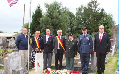 ÉMOUVANTE CÉRÉMONIE CE JEUDI 19 AOÛT 2021 AU CIMETIÈRE DE LANAYE (Visé)