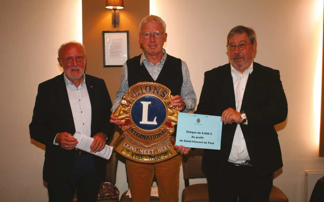 LE LIONS CLUB VISÉ MEUSE AIDE SAINT VINCENT DE PAUL