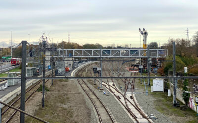 La nouvelle passerelle de la gare de Visé est désormais bien en place !