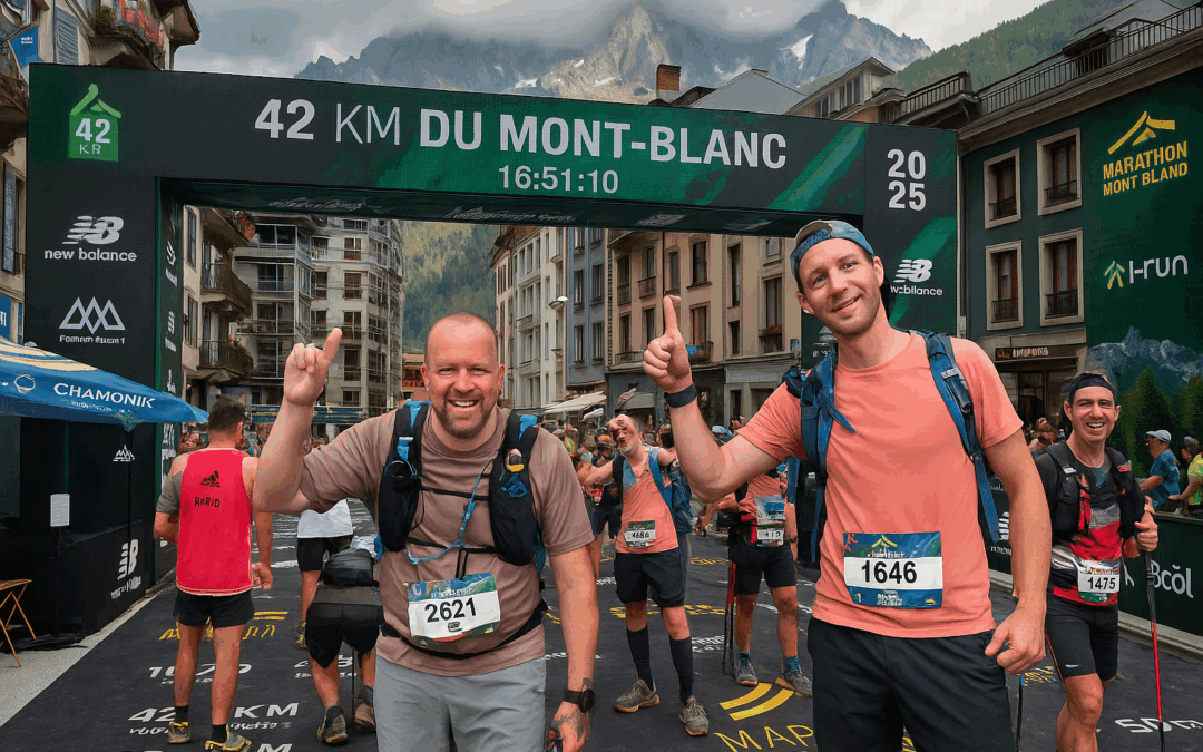 Marathon du Mont-Blanc : 2 amis belges au sommet de l’effort et de l’émotion