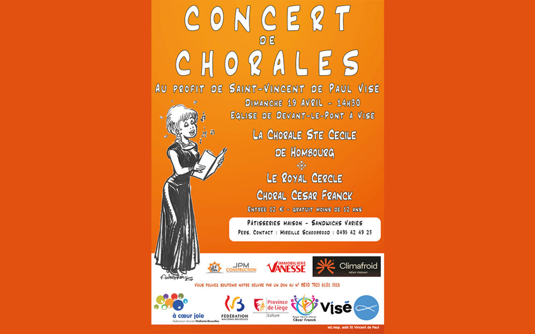 Concert de chorales au profit de Saint-Vincent de Paul 