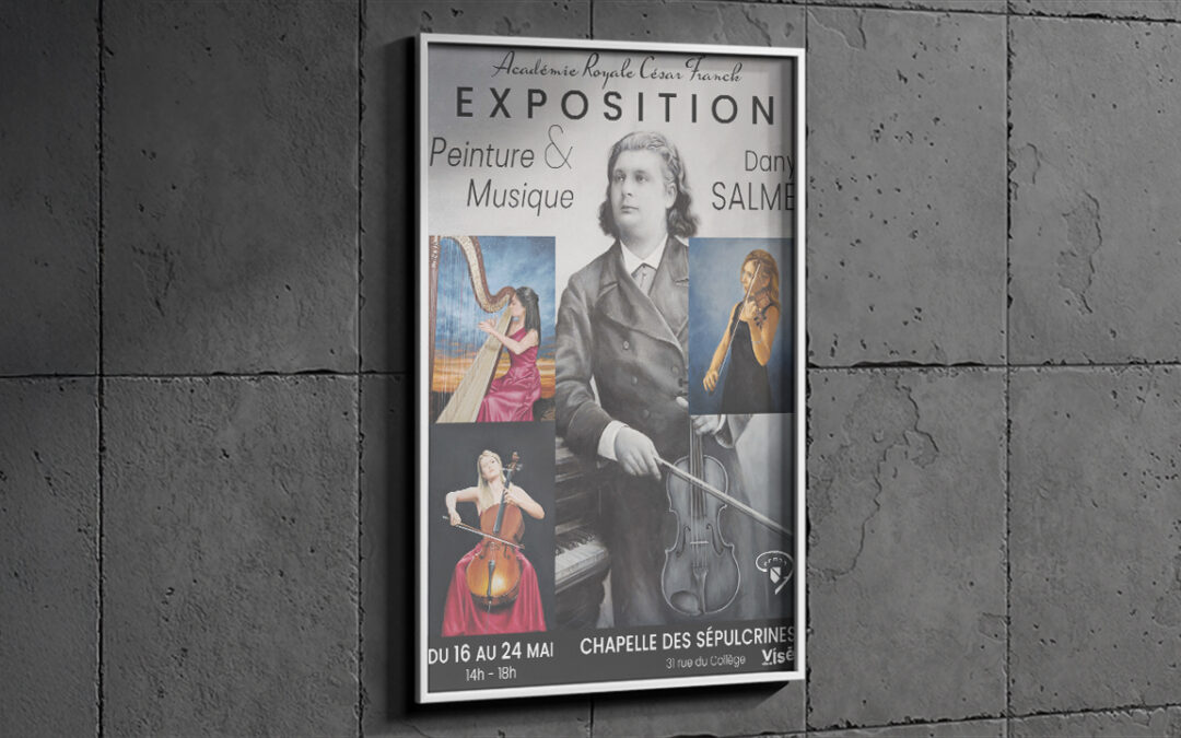 Quand la peinture rencontre la musique : Dany Salme expose à Visé