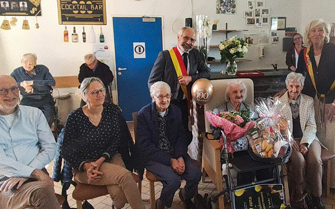 Une centenaire à la Maison de repos Claire Fontaine !