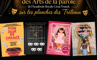 Les élèves des Arts de la parole de l’Académie César Franck sur les planches des Tréteaux